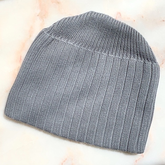 GRAY KNIT BEANIE_GEOFFREY BEENE - Picture 3 of 6